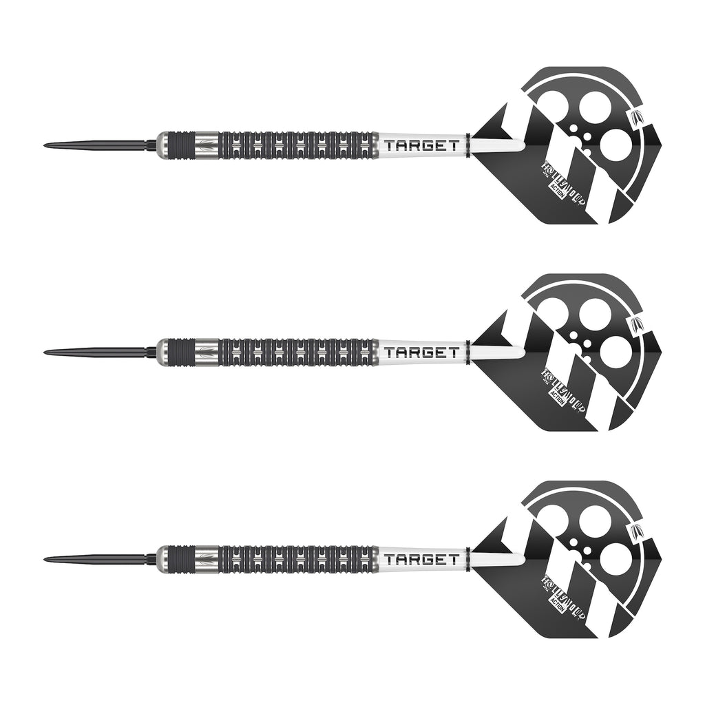 TARGET - Chris Dobey Hollywood Action Steel Tip Darts - 90% Tungsten - 23g