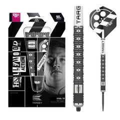 TARGET - Chris Dobey Hollywood Action Steel Tip Darts - 90% Tungsten - 22g