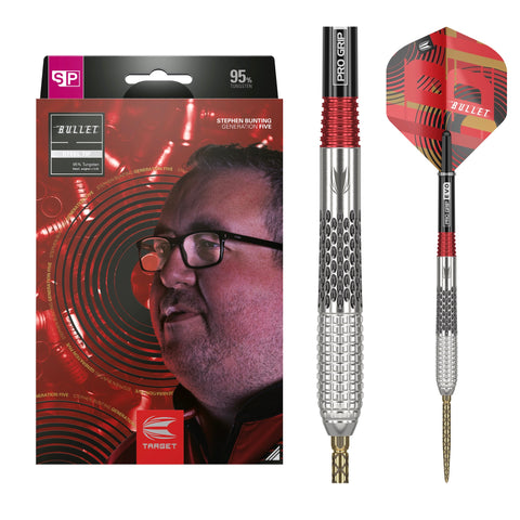 ダーツ TARGET STEPHEN BUNTING G5 2BA 18g TARGET Darts Stephen Bunting G5 95% Tungsten Dart Set (18G