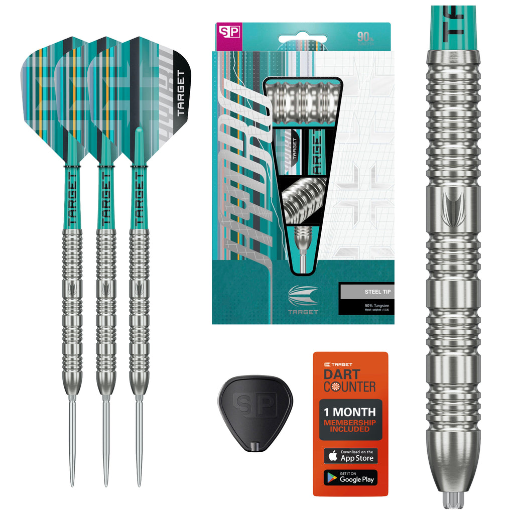 TARGET - 25g - Hydro SP 02 - Steel Tip Swiss Point - 90% Tungsten Darts