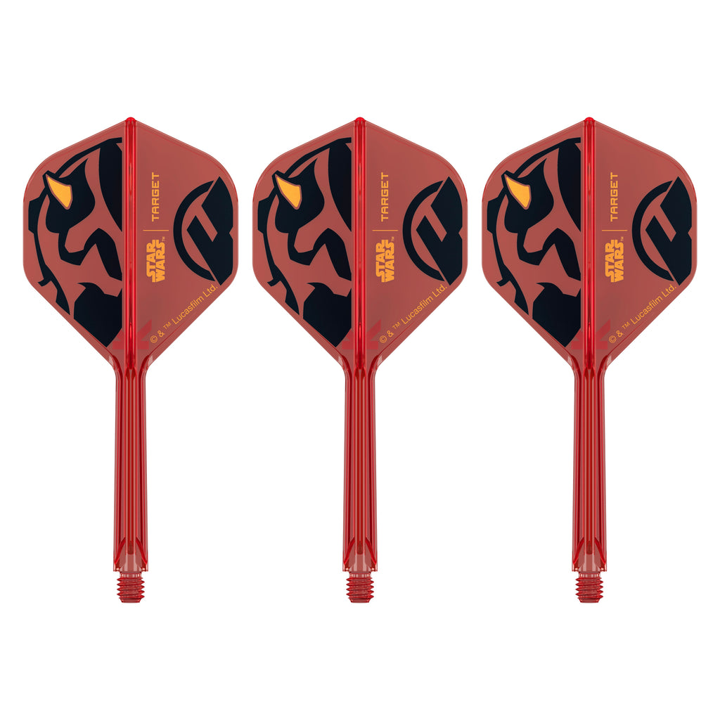 PRE ORDER FOR 11/11/25 - TARGET x STAR WARS - K-FLEX NO2 Shape - Darth Maul - All-In-One Moulded Flights