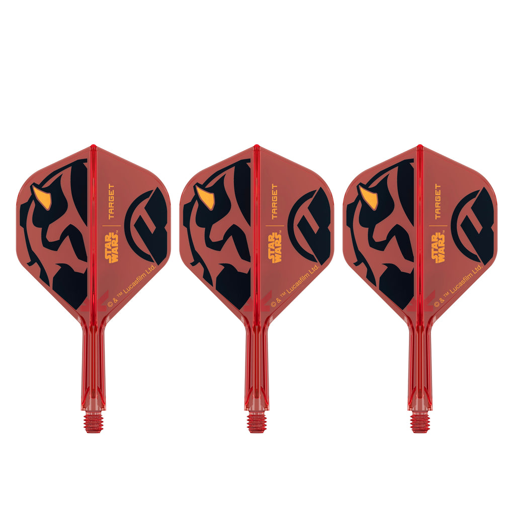 PRE ORDER FOR 11/11/25 - TARGET x STAR WARS - K-FLEX NO2 Shape - Darth Maul - All-In-One Moulded Flights