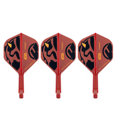 PRE ORDER FOR 11/11/25 - TARGET x STAR WARS - K-FLEX NO2 Shape - Darth Maul - All-In-One Moulded Flights