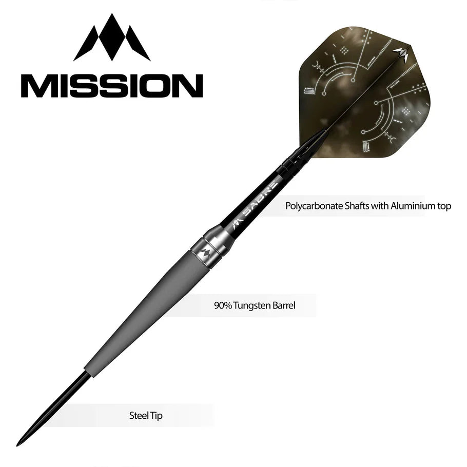 MISSION - SATURN TITAN Darts - 90% TUNGSTEN - 22g