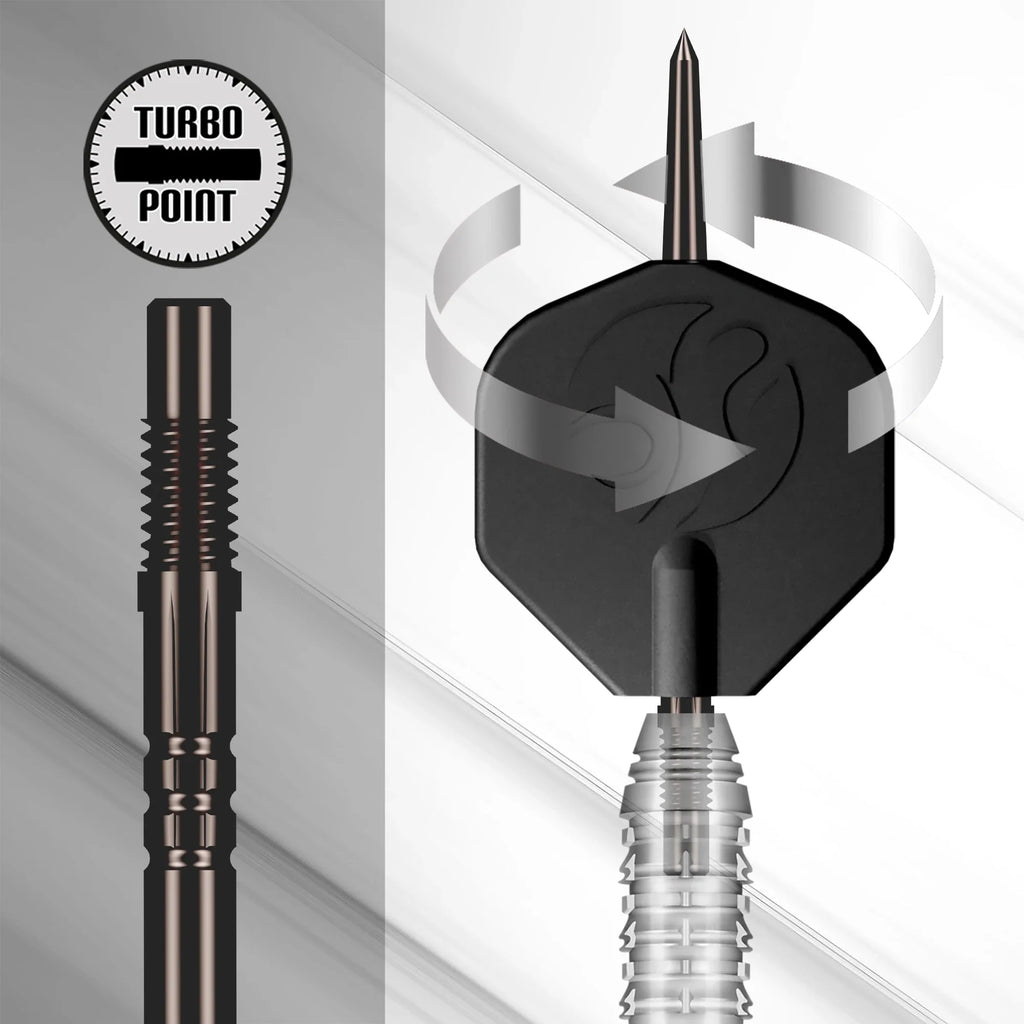 SHOT -  23g - ALEX MERKX Darts Set - Turbo Point - 90% Tungsten