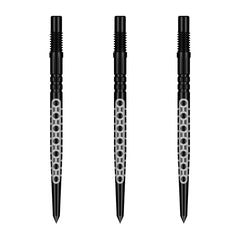 SHOT - GOTHS TURBO Threaded Steel Dart Points - 30/40mm - BLACK