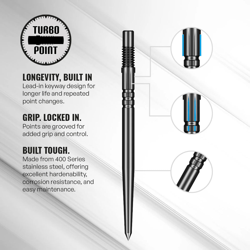 SHOT - Gnarly GNASHA Dart Set - 95% Tungsten - Turbo Point - 23g