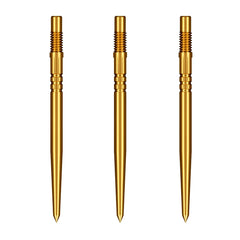 SHOT - TURBO Threaded Steel Dart Points - 30/40mm - GOLD