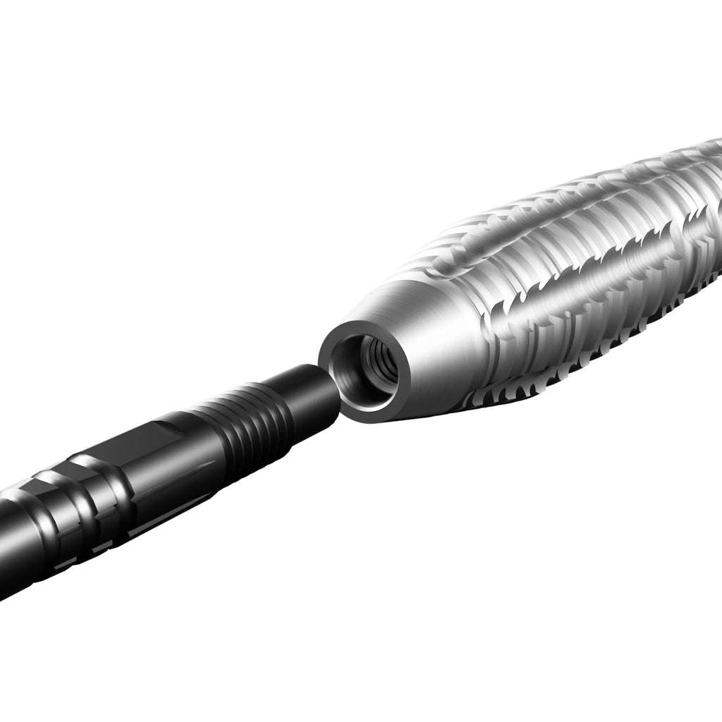 SHOT - TURBO Threaded Steel Dart Points - 30/35/40mm - BLACK