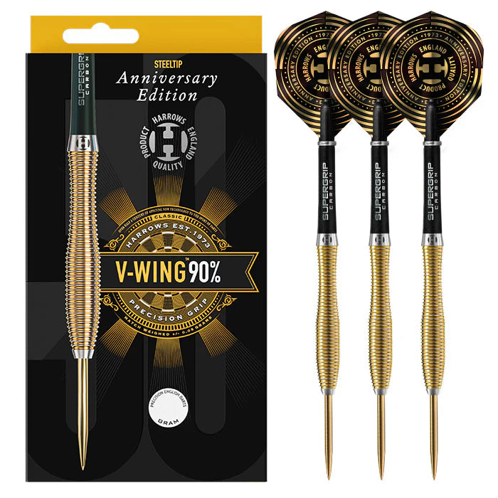 HARROWS - V-WING Front Weighted Darts - 90% Tungsten - 25g