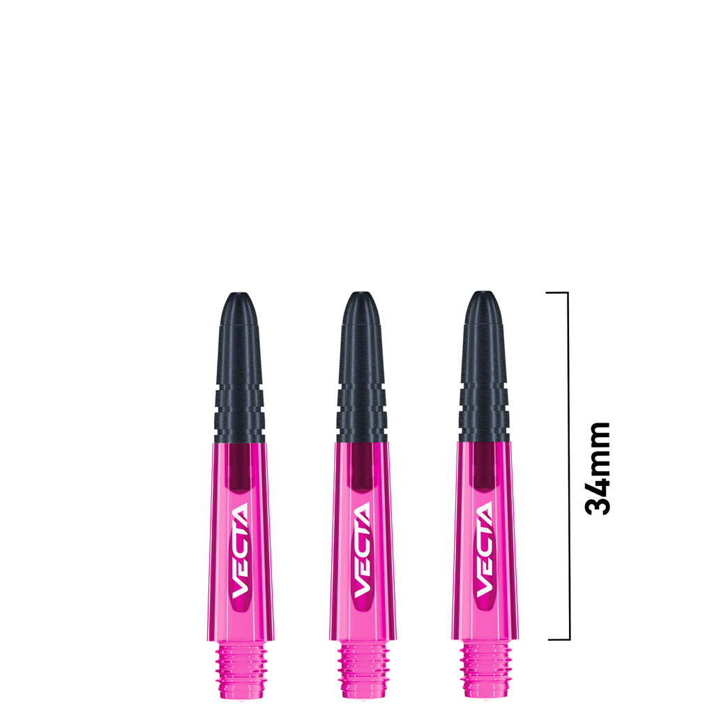 WINMAU - Vecta Composite Dart Shafts - Short Pink