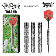 SHOT - Warrior Taiaha Steel Tip Darts - 90% Tungsten - 28g