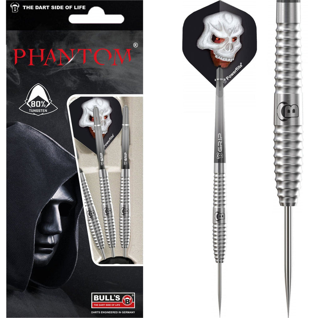 BULL'S   - 25g Ringed Phantom PT3 Darts - 80% Tungsten