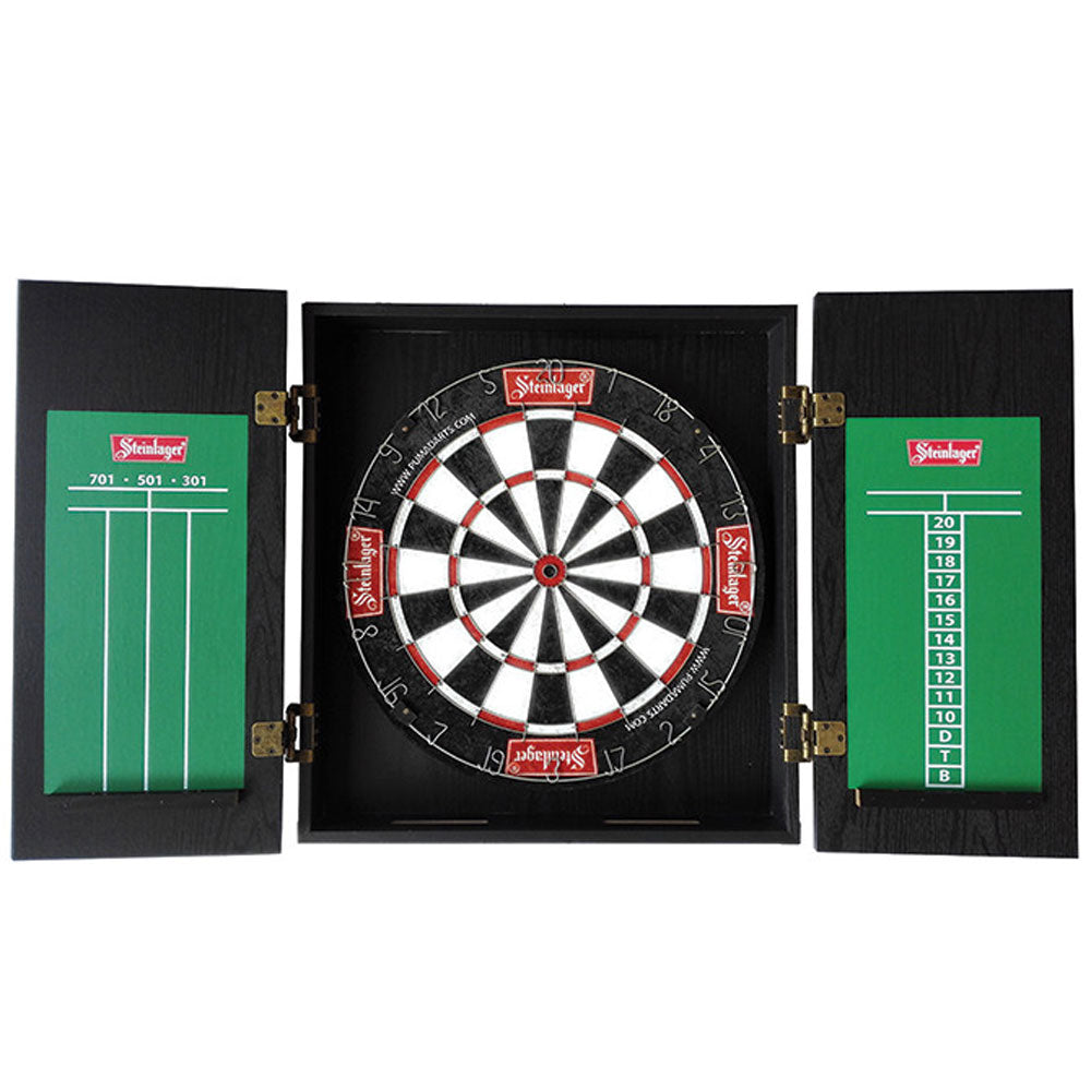 STEINLAGER - Dartboard and Cabinet Set