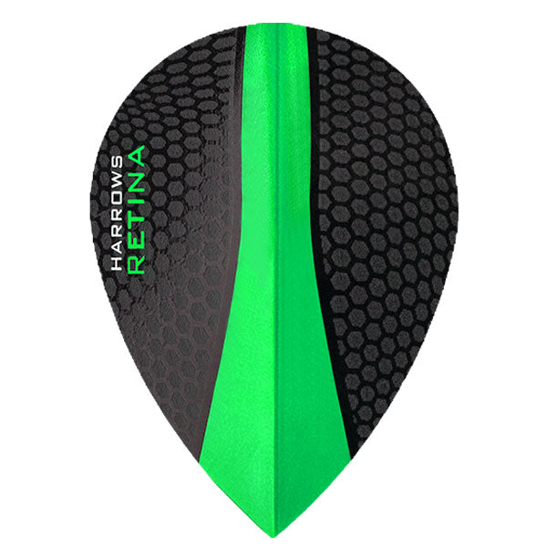 HARROWS - Retina Dart Flights - 100 Micron Extra Strong - PEAR/TEARDROP