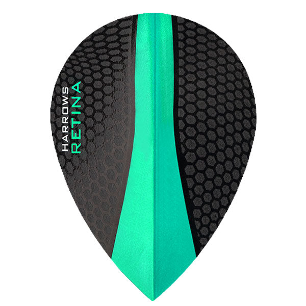 HARROWS - Retina Dart Flights - 100 Micron Extra Strong - PEAR/TEARDROP