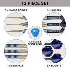 TARGET - 24g - JOSH ROCK G1 Swiss Point Darts - 90% Tungsten