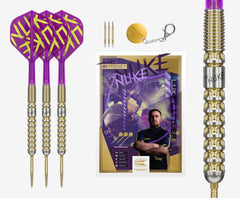 TARGET - Luke Littler G1 Prodigy Swiss Point Steel Tip Darts - 90% Tungsten - 23g