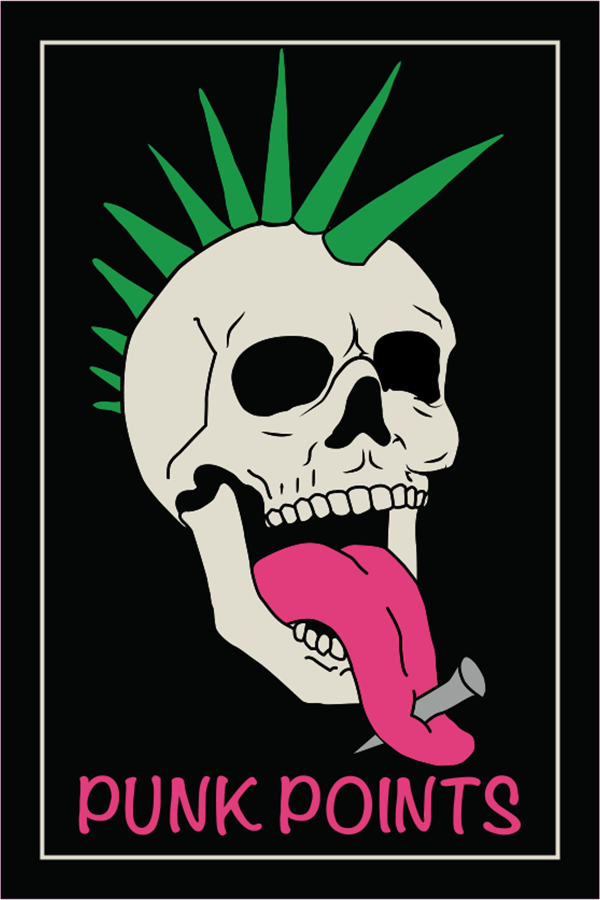 PUNK  POINTS - ANARCHIST Contoured Grip Points - 32/38/42/46/50/60mm