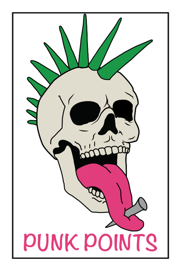 PUNK  POINTS - DELINQUENT Scuff Grip Points - 32/38/42/46/50/60mm