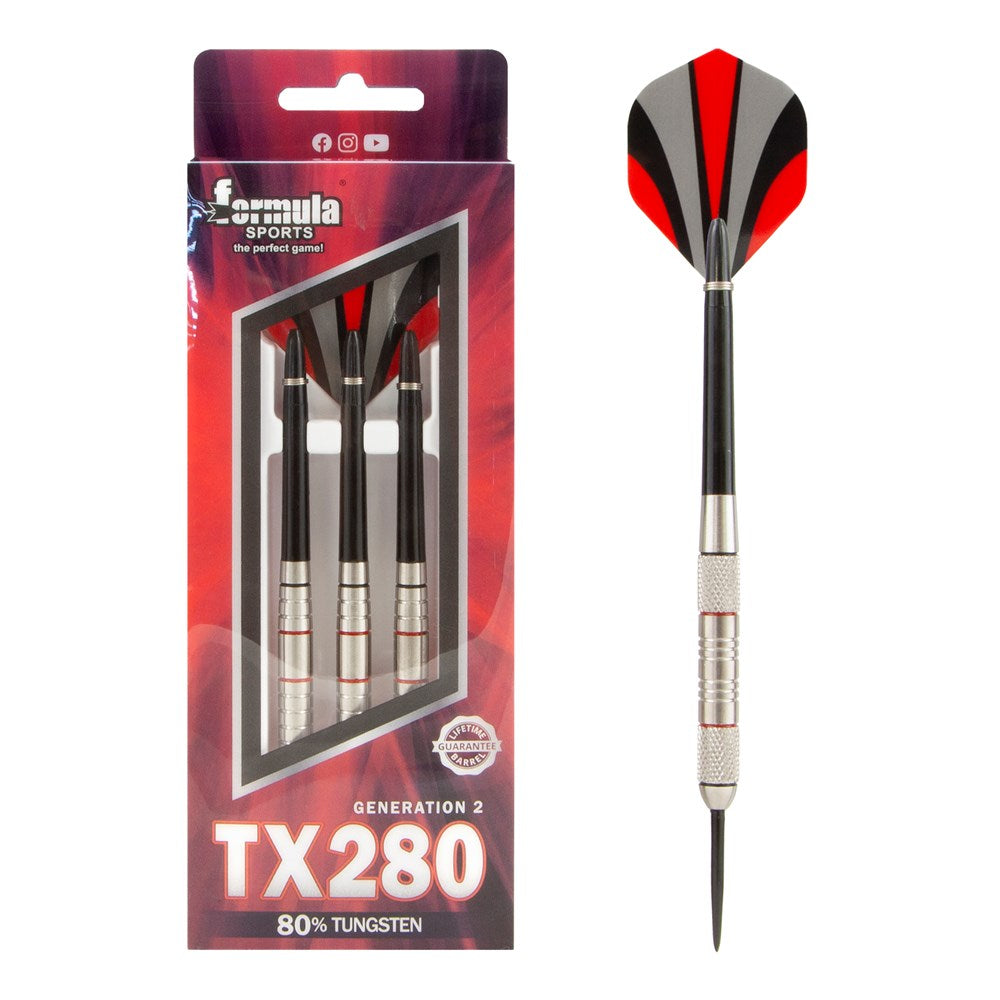 Formula TX280 Tungsten 80 Darts Pack 27g