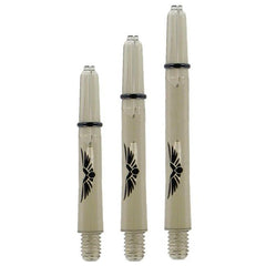 SHOT - Eagle Claw Dart Shafts - CLEAR BLACK