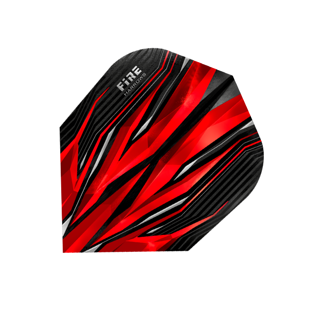 Harrows Fire Flights Red - 100 Micron