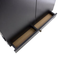 TEX - Dartboard Cabinet With Storage Drawer - Black