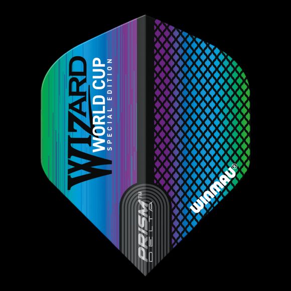 WINMAU - Prism Delta Simon Whitlock Wizard Rainbow Flights - Standard Shape