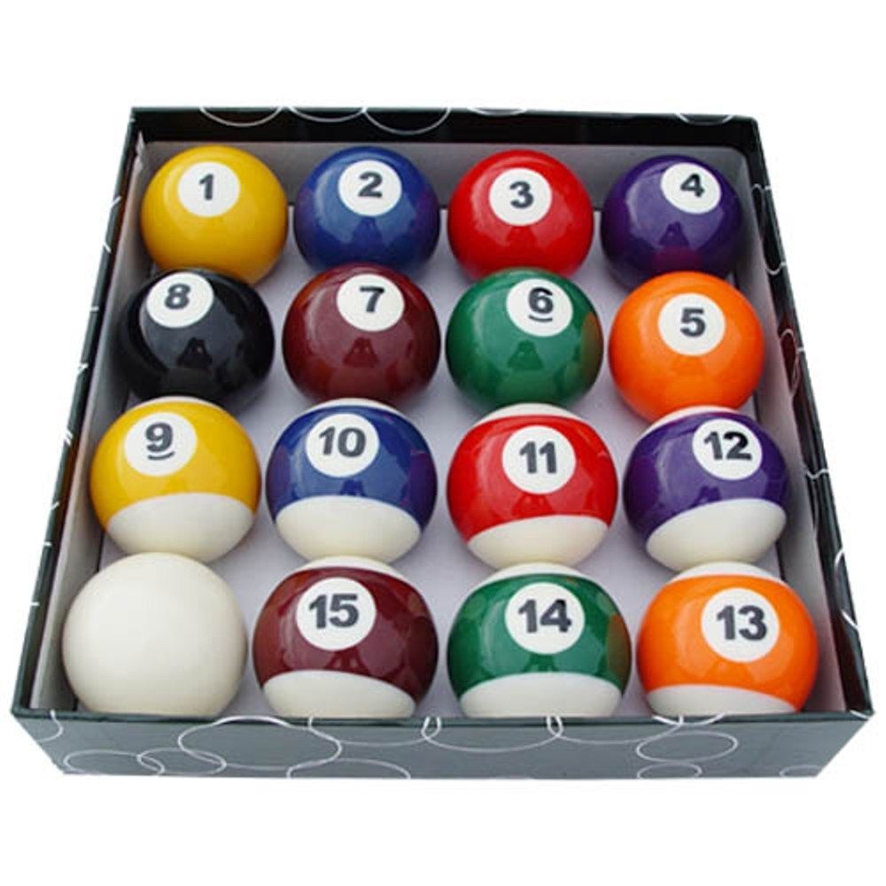 Formula Standard Resin Pool Balls - Boxed 2 1/4"