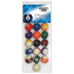 Recreational Standard Pool Balls - 2 INCH