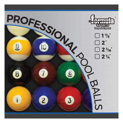 FORMULA Professional Pool Balls - 2" set