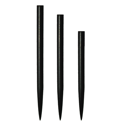 Hardened Black Steel Dart Points 32, 34, 36, 38, 40, 50, 60mm