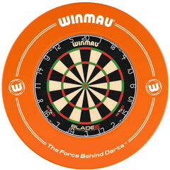 WINMAU - BLADE 6 Dartboard & ORANGE Surround DEAL