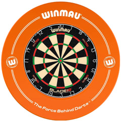 WINMAU - Blade 6 DUAL CORE Dartboard & ORANGE Surround DEAL
