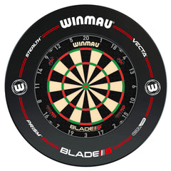 WINMAU - Blade 6 TRIPLE CORE Dartboard & PRO-LINE Surround DEAL