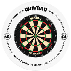 WINMAU - Blade 6 TRIPLE CORE Dartboard & WHITE Surround DEAL
