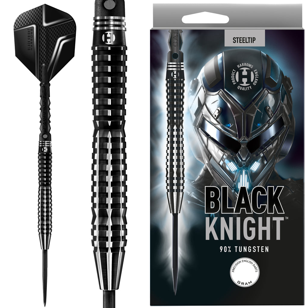 HARROWS - Black Knight Darts - 90% Tungsten - 22g