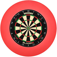 WINMAU - Blade 6 TRIPLE CORE Dartboard T.V Edition and Polymer Surround Deal