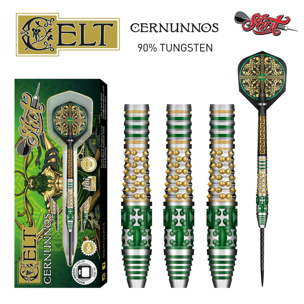 SHOT - Celt Cernunnos - 90% Tungsten Darts - 24g