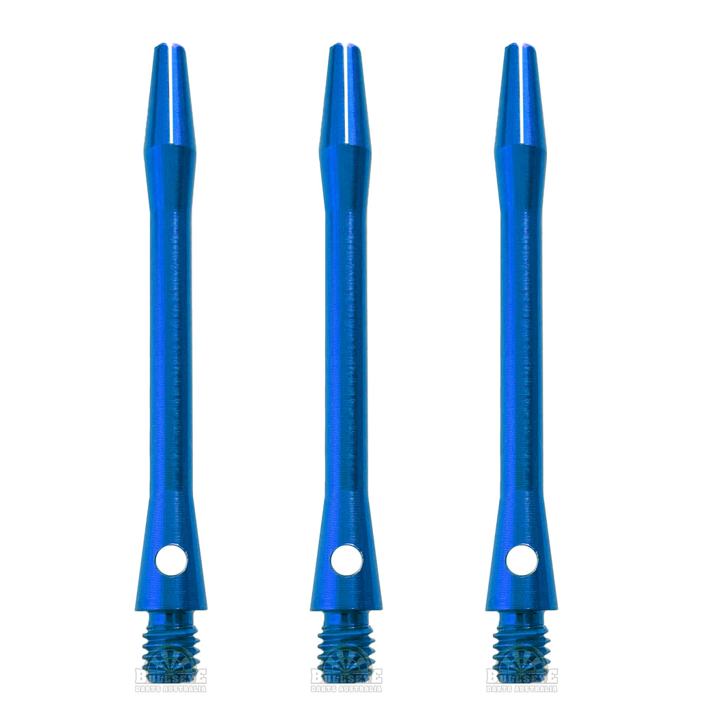 DESIGNA - Aluminium Dart Shafts - MEDIUM  BLUE 47mm