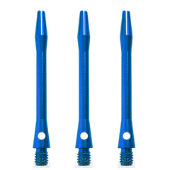 DESIGNA - Aluminium Dart Shafts - MEDIUM  BLUE 47mm