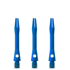 DESIGNA - Aluminium Dart Shafts - SHORT BLUE 35mm