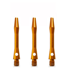 DESIGNA - Aluminium Dart Shafts - SHORT GOLD 35mm