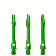 DESIGNA - Aluminium Dart Shafts - SHORT GREEN 35mm