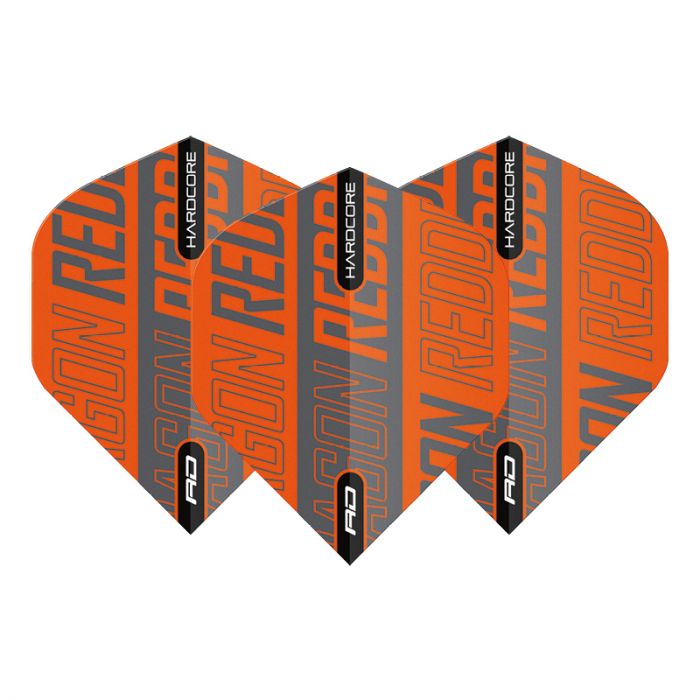 RED DRAGON - Hardcore XT Flights - Orange and Grey