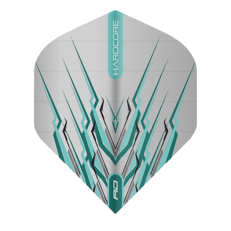 RED DRAGON - Hardcore Light Blue Mohawk Dart Flights