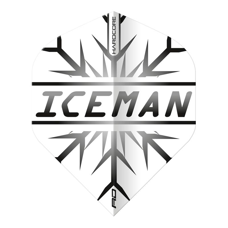 RED DRAGON -  Gerwyn Price Iceman Extra Thick Flights - BLACK