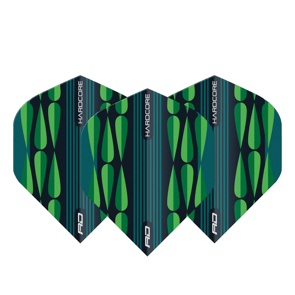 RED DRAGON - Hardcore Radical Raindrop Flights - Green