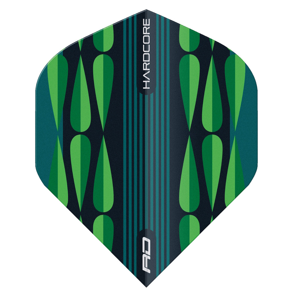 RED DRAGON - Hardcore Radical Raindrop Flights - Green